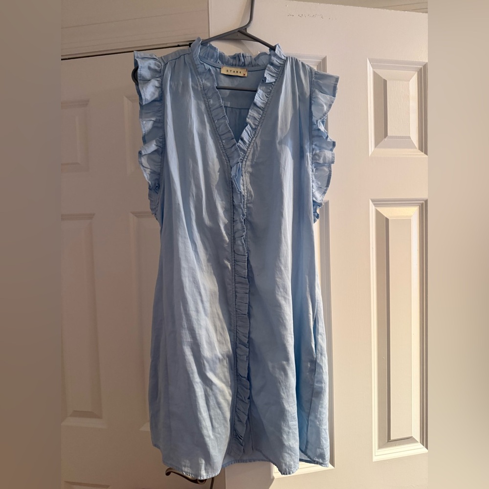 Stark X Blue Ruffled Women's dress